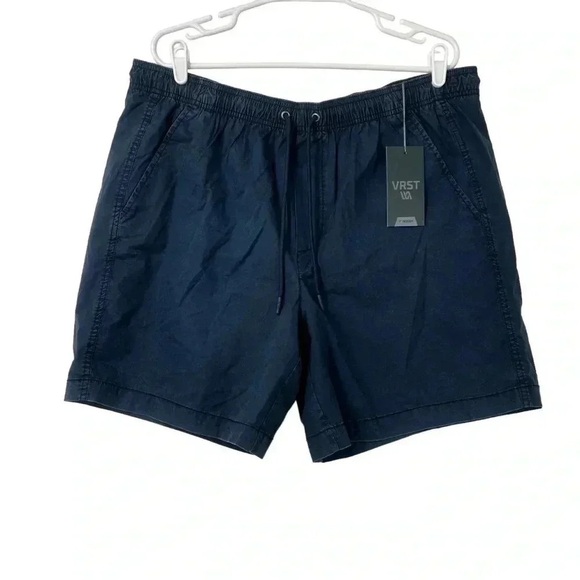 VRST THE EASY SHORTS MENS XL SLATE ACID WASH STRETCH COTTON BLEND ATHLETIC NWT - Picture 7 of 11